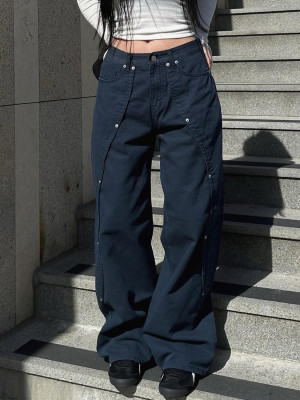 EVE Fashion Ireegular Patchwork Loose Jeans GLRF-NK16115