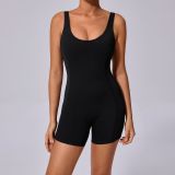 EVE Sleeveless Solid Color Sport Romper GQSA-18293