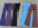EVE Solid Color Sport Yoga Flare Pants GQSA-SP301