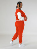 EVE Contras Color Single Breasted Two-piece Pants Set FENF-6048