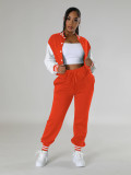 EVE Contras Color Single Breasted Two-piece Pants Set FENF-6048