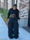 EVE Bow Tie Loose Drawstring Pants GYLN-5422