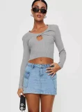 EVE Fashion Washed Denim MIni Skirts GSMF-32013225