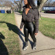 EVE Solid Color Long Sleeve Warm Bread Coat GSZM-A20504T
