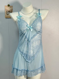 EVE Sheer Lace Temptation Strapless Nightdress Set GJZY-2459