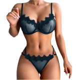 EVE Sheer Mesh Lace Lingerie Set GJZY-2312