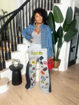 EVE Long Sleeve Fashion Denim Coats GYLN-9317