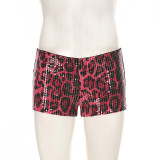 EVE Leopard Print Sequin Short GPKJ-MRWJP25521