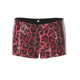 EVE Leopard Print Sequin Short GPKJ-MRWJP25521