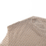 EVE Solid Color Long Sleeve T Shirt SUM-YY23649SK