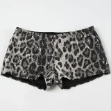 EVE Leopard Print Sequin Short GPKJ-MRWJP25521