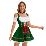 EVE Halloween Plus Size Off Shoulder Color Block Mini Dress GMMD-31643