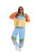EVE Halloween Color Block Long Sleeve Coats GMMD-8018