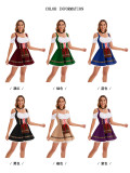 EVE Halloween Plus Size Off Shoulder Color Block Mini Dress GMMD-31643