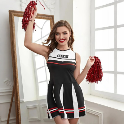 EVE Print Sleeveless Contrast Color Mini Dress GMMD-21275