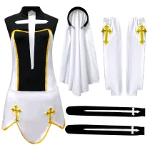 EVE Halloween Sleeveless Color Block Mini Dress GMMD-894