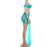 EVE Sexy Irregular Solid Color Backless Mini Dress XEF-K25S79804