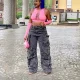 EVE Fashion Multi-pockets Loose Jeans GSYI-AL753141676376