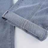 EVE Fashion Contrast Color Micro Flare Jeans GSYI-6002
