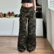 EVE Fashion Camouflage Print Loose Jeans GMWF-98629