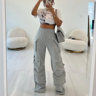 EVE Casual Multi-pockets Loose Pants LSD-2543