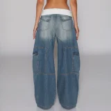 EVE Fashion Loose Denim Straight Jeans LSD-2549