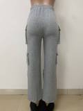 EVE Casual Multi-pockets Loose Pants LSD-2543