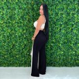 EVE Color Block Sling Wide Leg Jumpsuit BY-7539