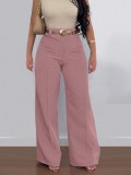 EVE Solid Color Wide Leg Pants ONY-391258
