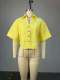EVE Solid Color Short Sleeve Short Shirt GCNE-73077