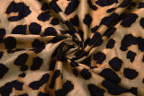 EVE Leopard Print Long Sleeve Backless Maxi Dress XEF-K25D83530