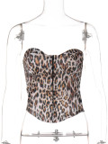 EVE Leopard Print Irregular Tank Tops GKLK-T4416216Y