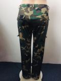 EVE Plus Size Camouflage Print Sport Pants GAWE-TB5215