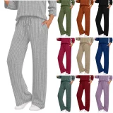 EVE Solid Color Loose Casual Pants GYZY-6682