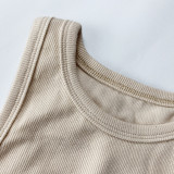 EVE Sleeveless Solid Color Tank Tops GZJF-ZJ2503