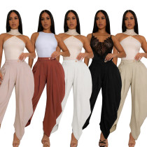 EVE Fashion Solid Color Flower Bud Pants SFY-795
