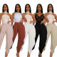 EVE Fashion Solid Color Flower Bud Pants SFY-795