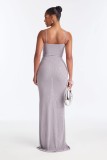 EVE Sexy Solid Color Sling Maxi Dress GXIY-K25L1159