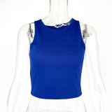 EVE Sleeveless Solid Color Tank Tops GZJF-ZJ2503