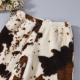 EVE Loose Printed Fleece Pants GFRT-60370PBZ