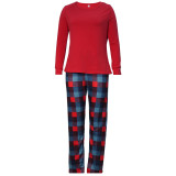 EVE Christmas Parent-Child Letter Print Pajamas Suit YLDF-2286