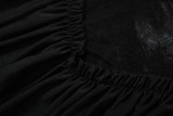 EVE Lace Patchwork V Neck Mini Dress XEF-K25D83251