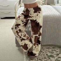 EVE Loose Printed Fleece Pants GFRT-60370PBZ