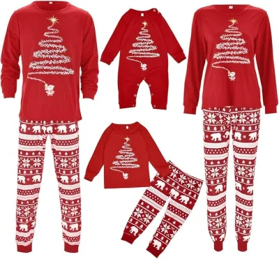 EVE Christmas Print Family Matching Pajama Sets GSGS-0570