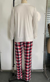 EVE Christmas Reindeer Print Matching Family Pajama Set GSGS-0526#