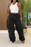EVE Solid Color Patchwork Loose Pants AIL-336