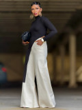 EVE Retro White Micro Flared Jeans GYLN-1883