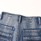 EVE Casual Patchwork Multi-pockets Loose Jeans OD-8686
