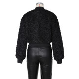 EVE Long Sleeve Zipper Loose Coats ZSD-0773