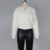 EVE Long Sleeve Zipper Loose Coats ZSD-0773